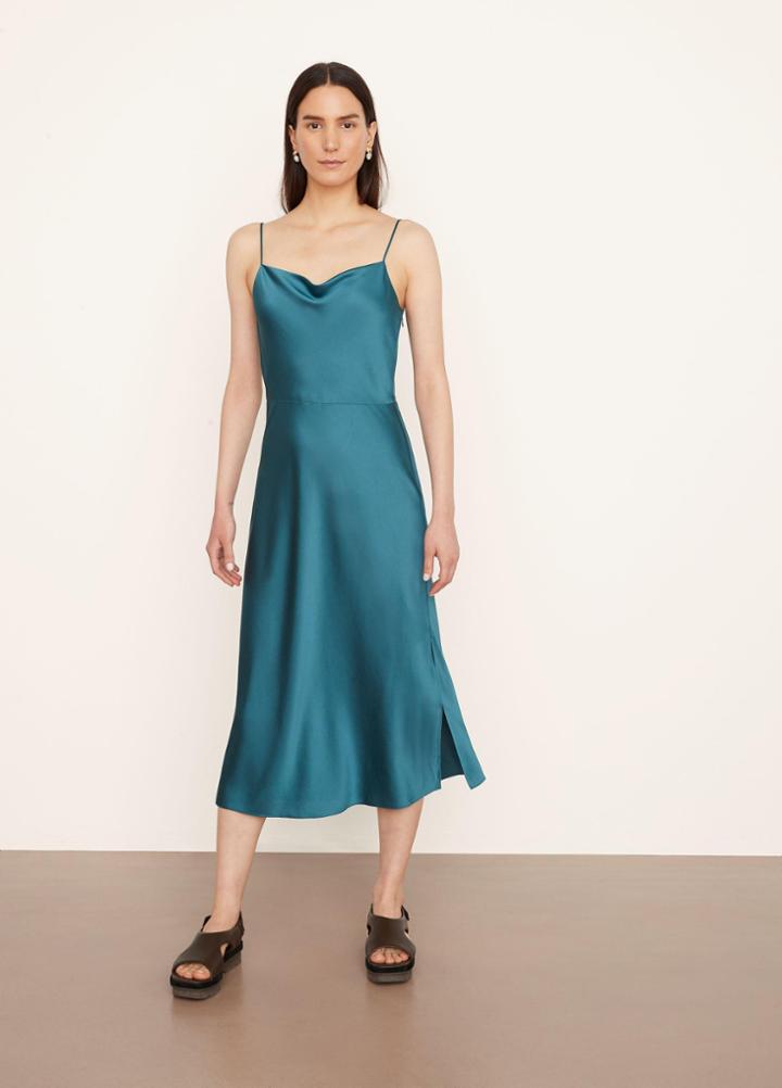 Vince Cowl Neck Slip Dress