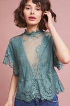 Flannel Annie Lace Blouse
