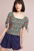 Maeve Adley Tie-sleeve Top