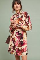 Vineet Bahl Watercolor Hibiscus Dress