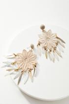 Anthropologie Charlene Floral Drop Earrings