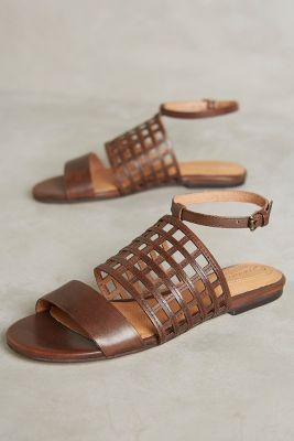Corso Como Caged Sandals Brown