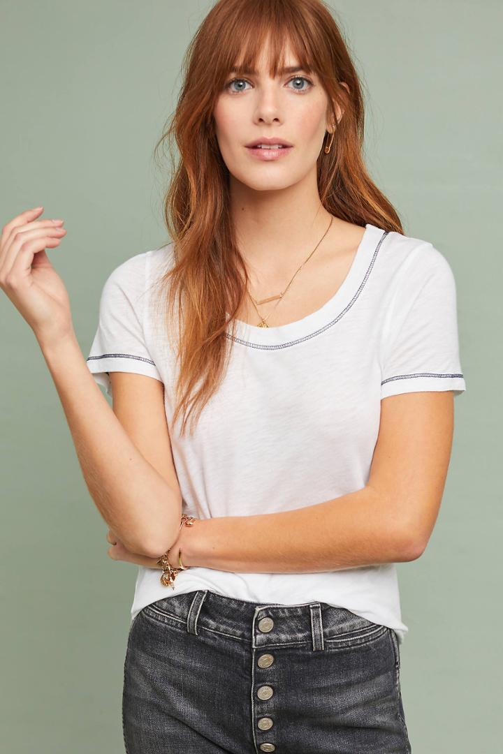T.la Stitched Tee