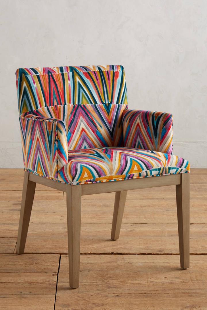 Anthropologie Medina Geo-printed Emrys Armchair