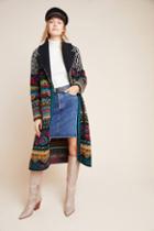 Ivko Woman Fidela Abstract Sweater Coat