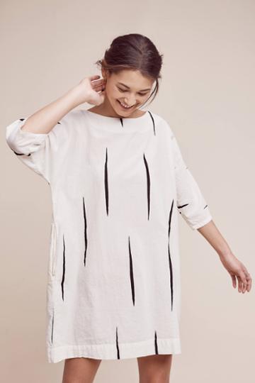 Uzi Nyc Flatbush Printed Tunic Dress