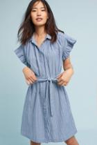 Isabella Sinclair Piper Flutter-sleeve Shirtdress