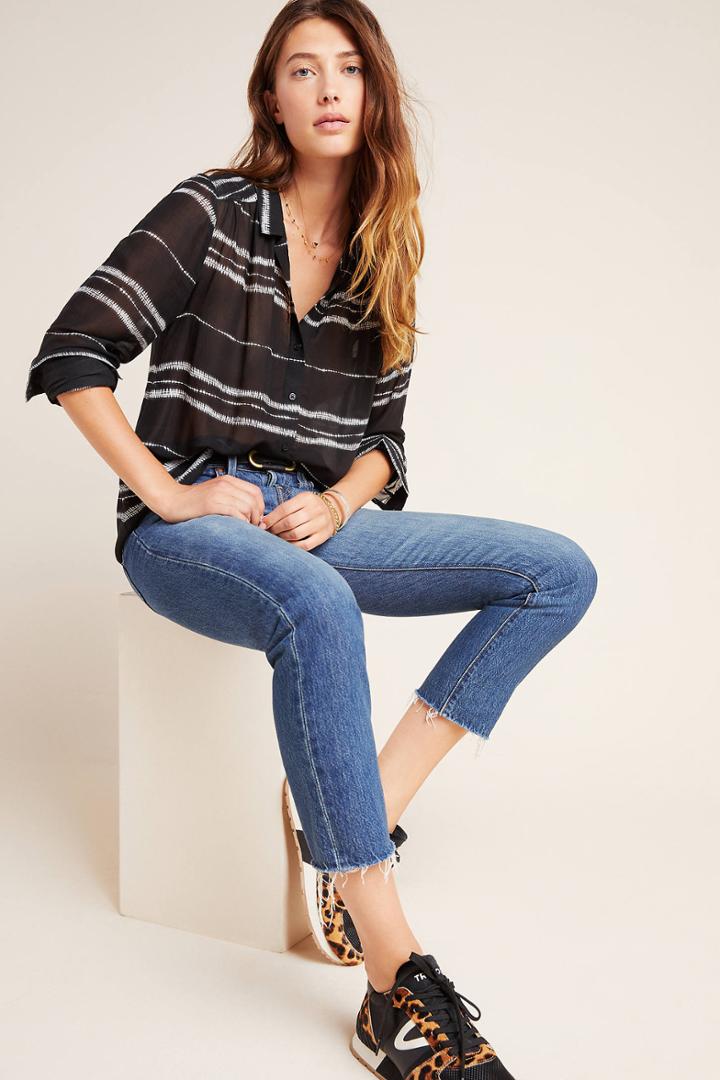 Cloth & Stone Milou Striped Buttondown