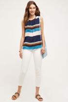 Pilcro Stet Side-slit Jeans White