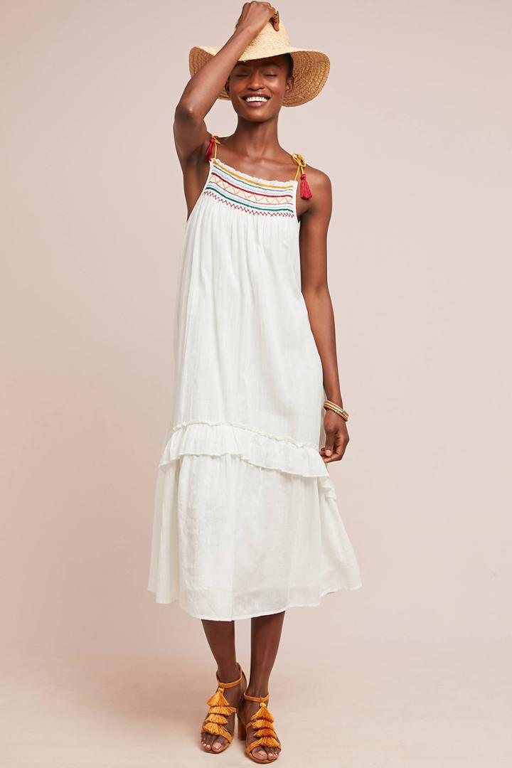 Velvet By Graham & Spencer Aira Embroidered Dress