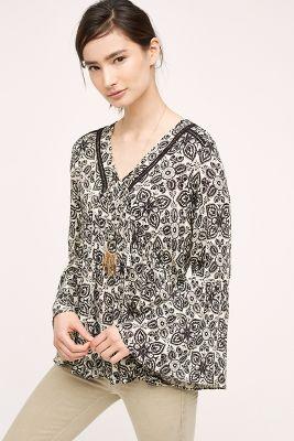 Eri + Ali Hervine Peasant Top