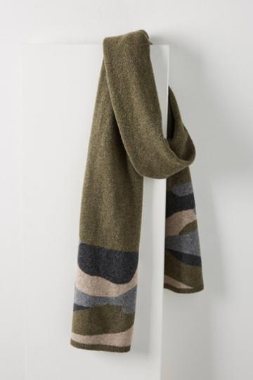 Kitted X Anthropologie Camo Cashmere Scarf