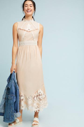 Anna Sui Nissa Lace Midi Dress
