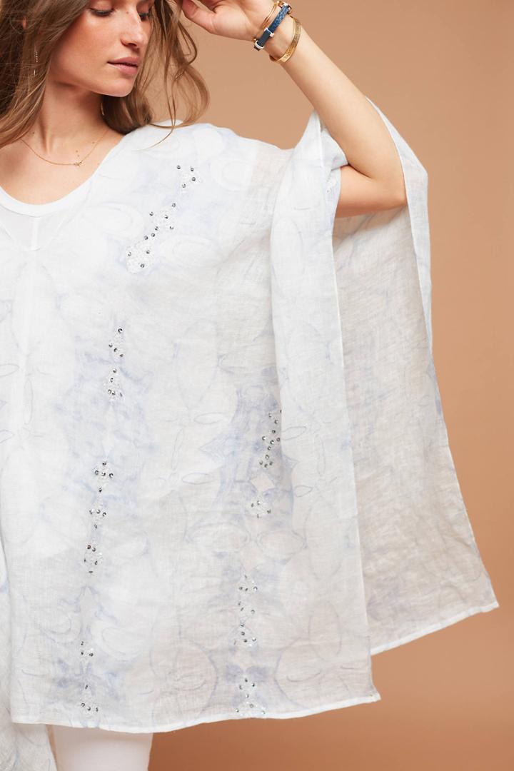 Eskayel Soft Petal Beaded Poncho