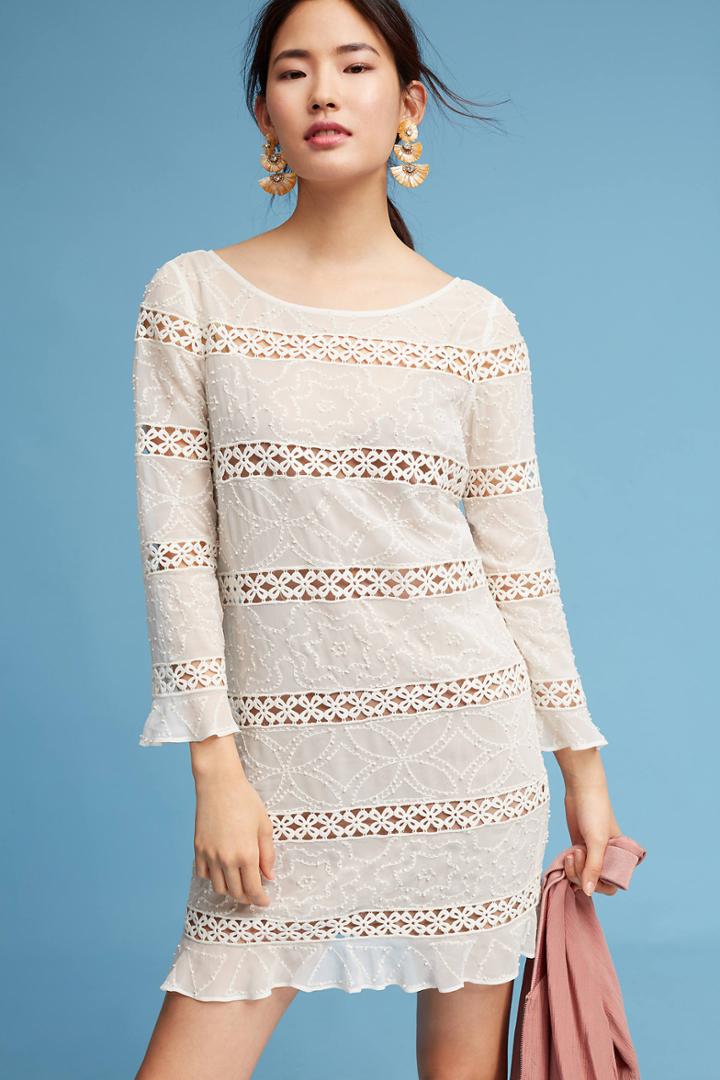 Tracy Reese Laced & Beaded Dress