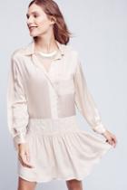 Flannel Pearl Silk Dress