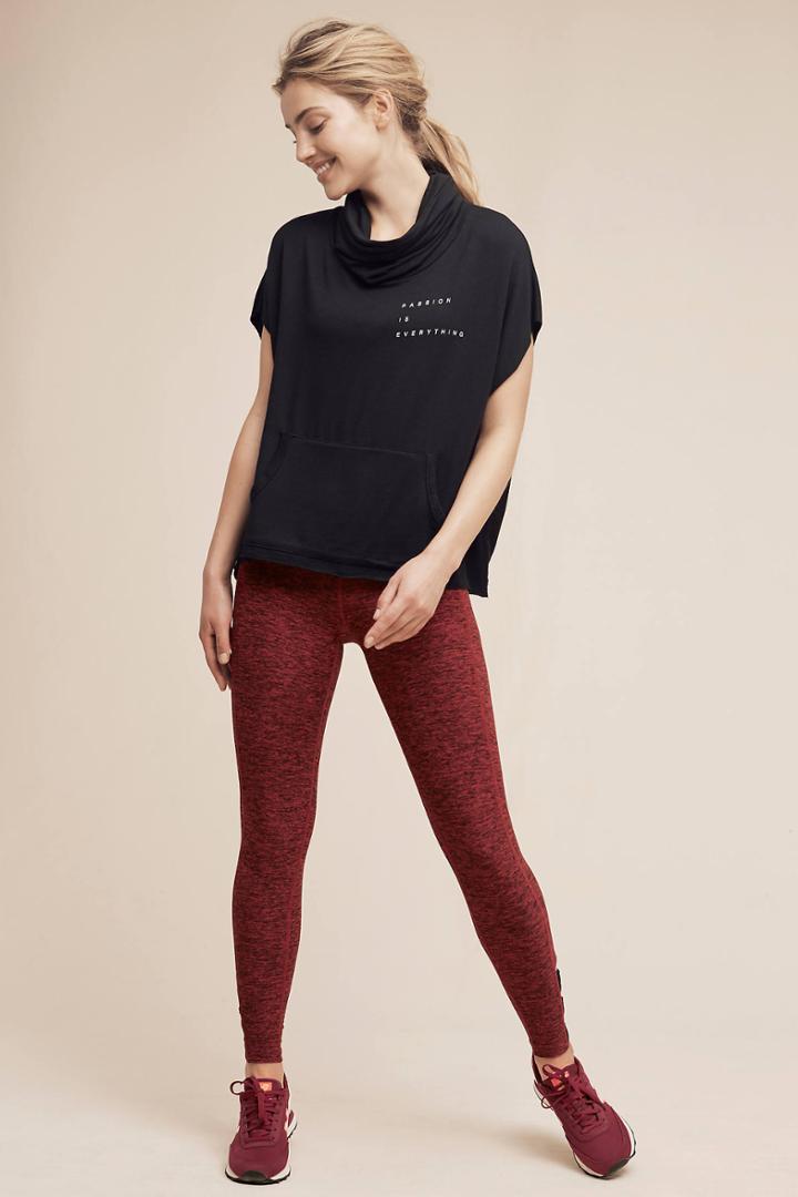 Beyond Yoga Twist-trimmed Leggings