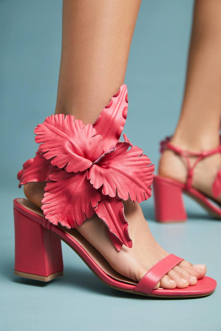 Cecelia New York Hibiscus Floral Heels