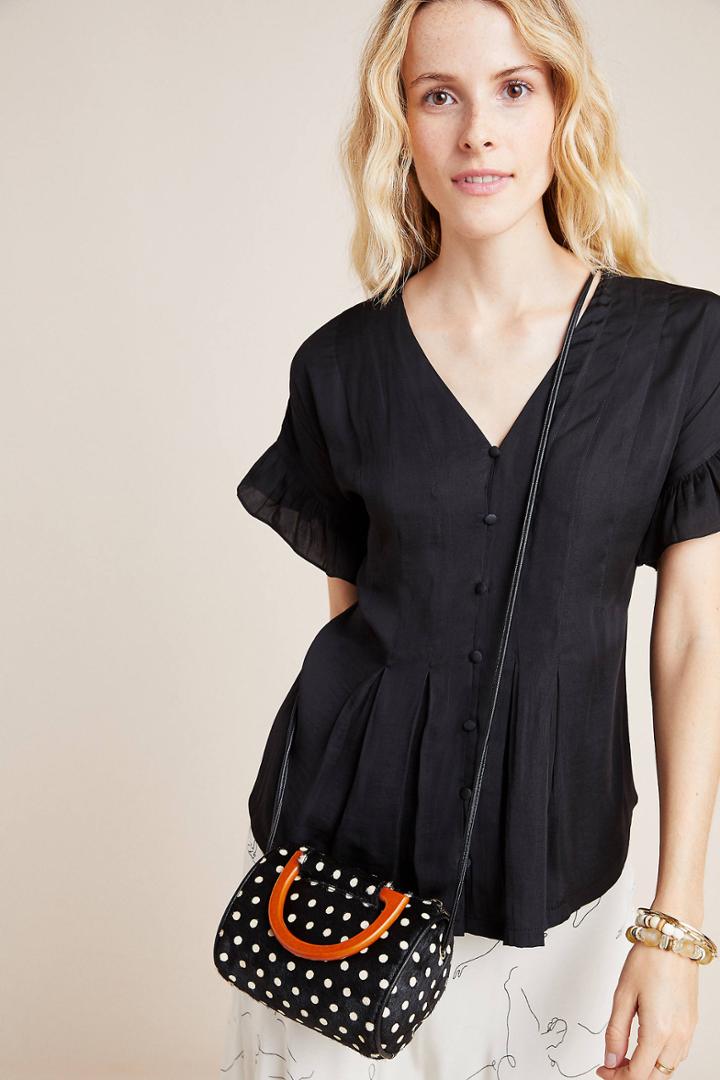 Dolan Left Coast Mitzi Pleated Blouse