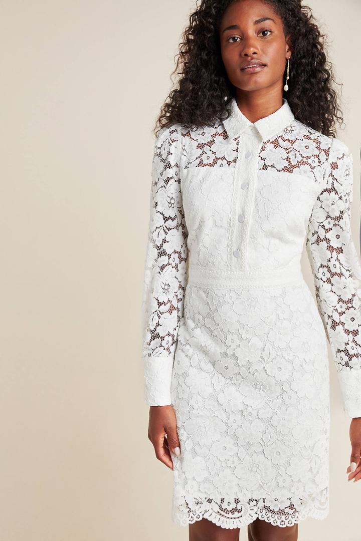 Shoshanna Highland Lace Mini Dress