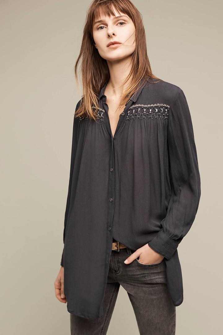 Floreat Beulah Buttondown Tunic