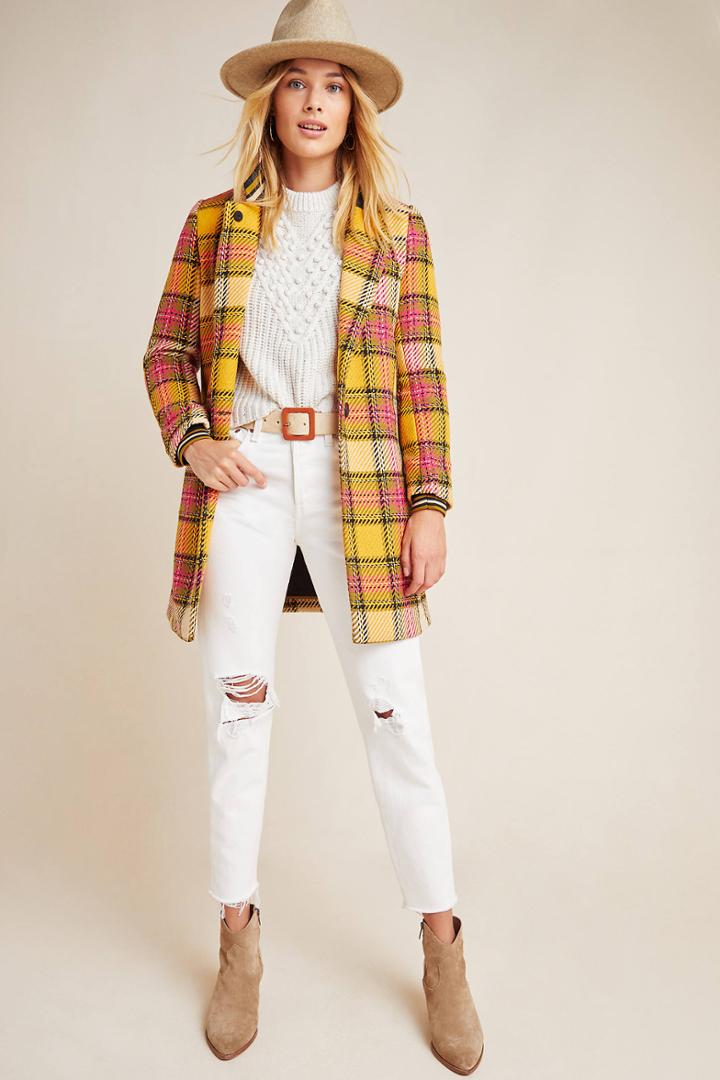 Scotch & Soda Ascot Plaid Coat