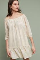 Carolina K Beaded Sands Swing Dress