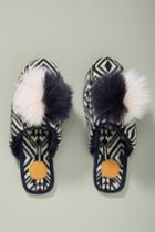 Far Away From Close Graziella Pommed Slippers