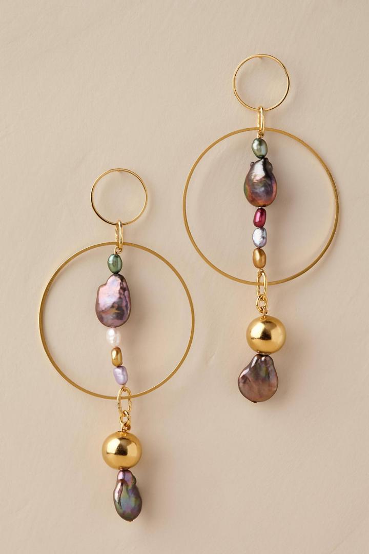 Anthropologie Hermia Hoop Earrings
