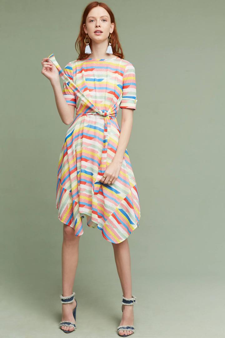 Eva Franco Carrie Tie-waist Dress