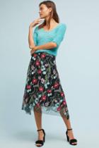 Eva Franco Poppy Embroidered Skirt