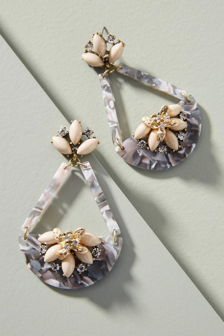 Anthropologie Collecting Shells Drop Earrings