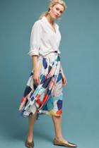 Miranda Dunn Abstract Shapes Midi Skirt