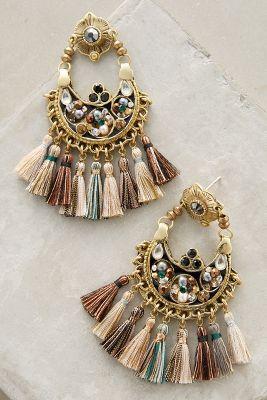 Gas Bijoux Eventail Fringe Drops