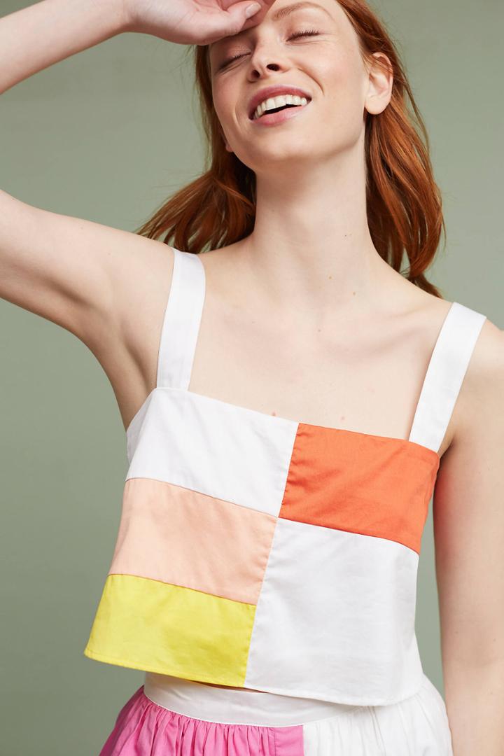 Mara Hoffman Patchwork Cropped Cami