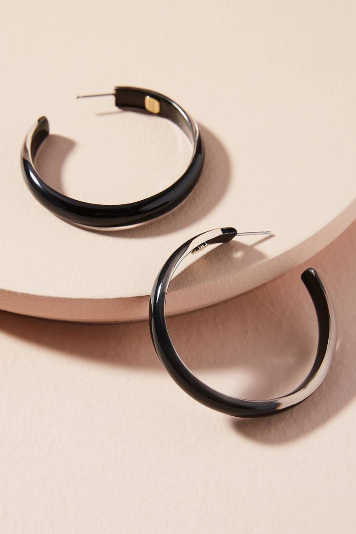 Alexis Bittar Lucite Hoop Earrings