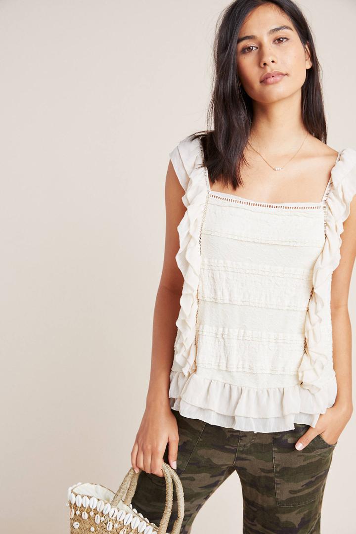 Eri + Ali Tyler Ruffled Tank