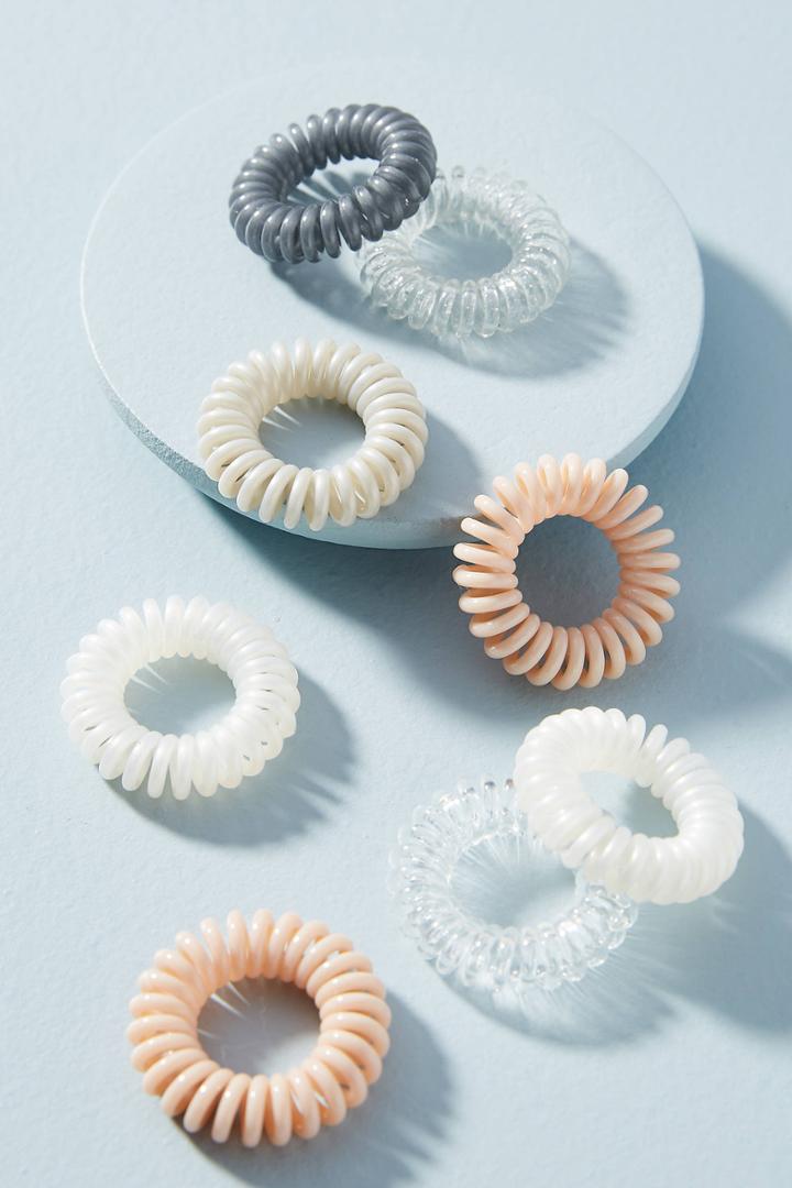 Anthropologie Mini Coiled Hair Tie Set