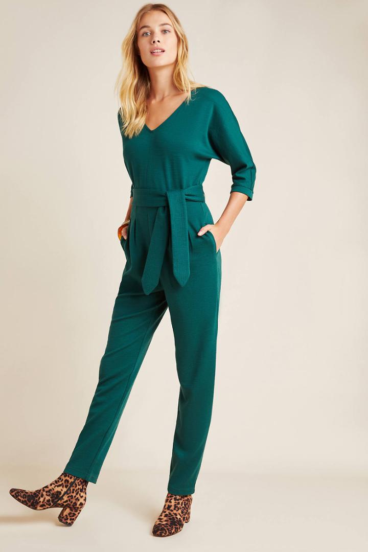 Anthropologie Sutton Ponte Jumpsuit