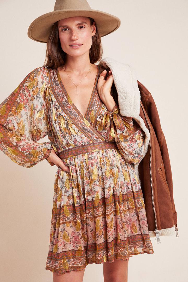 Love Sam Saffron Shimmer Tunic