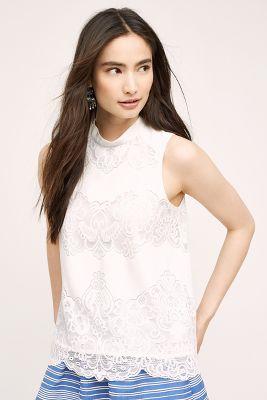 Meadow Rue Lace Mockneck Tank