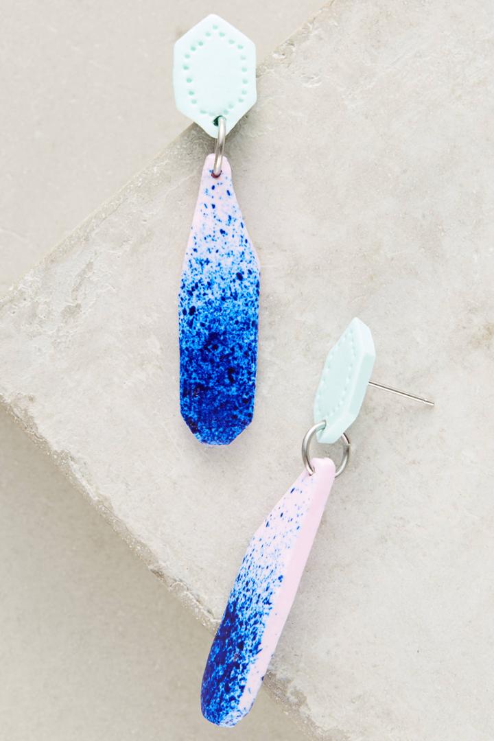 Anthropologie Mackay Painted Earrings