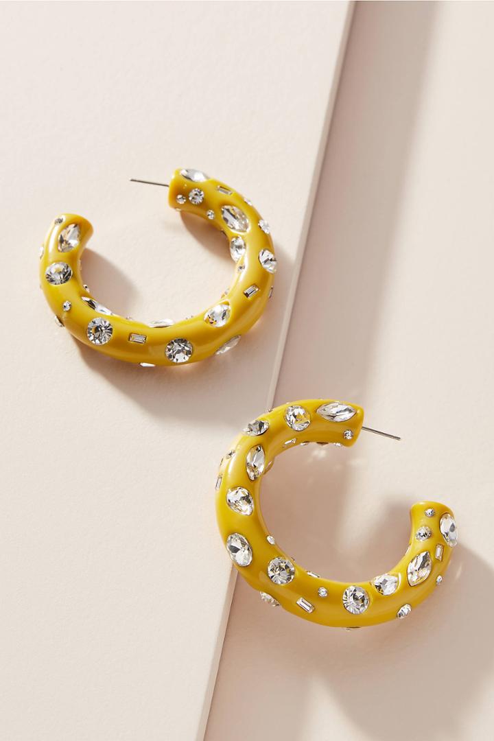 Dannijo Kelly Hoop Earrings