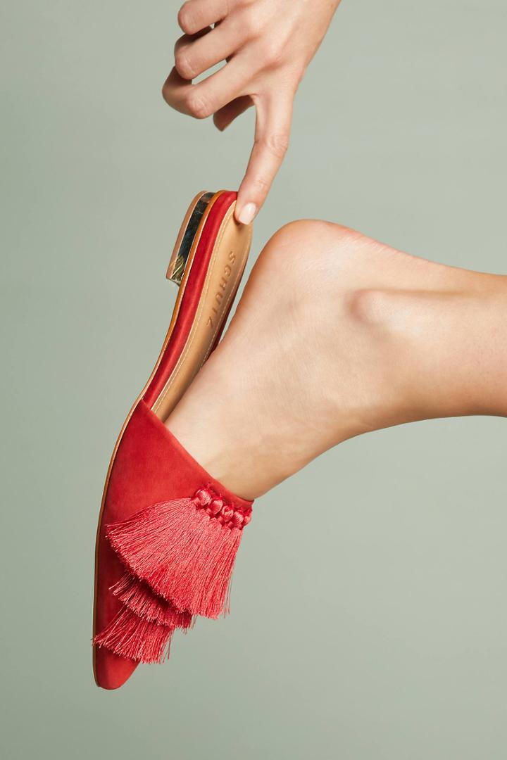 Schutz Lale Tassel Slides