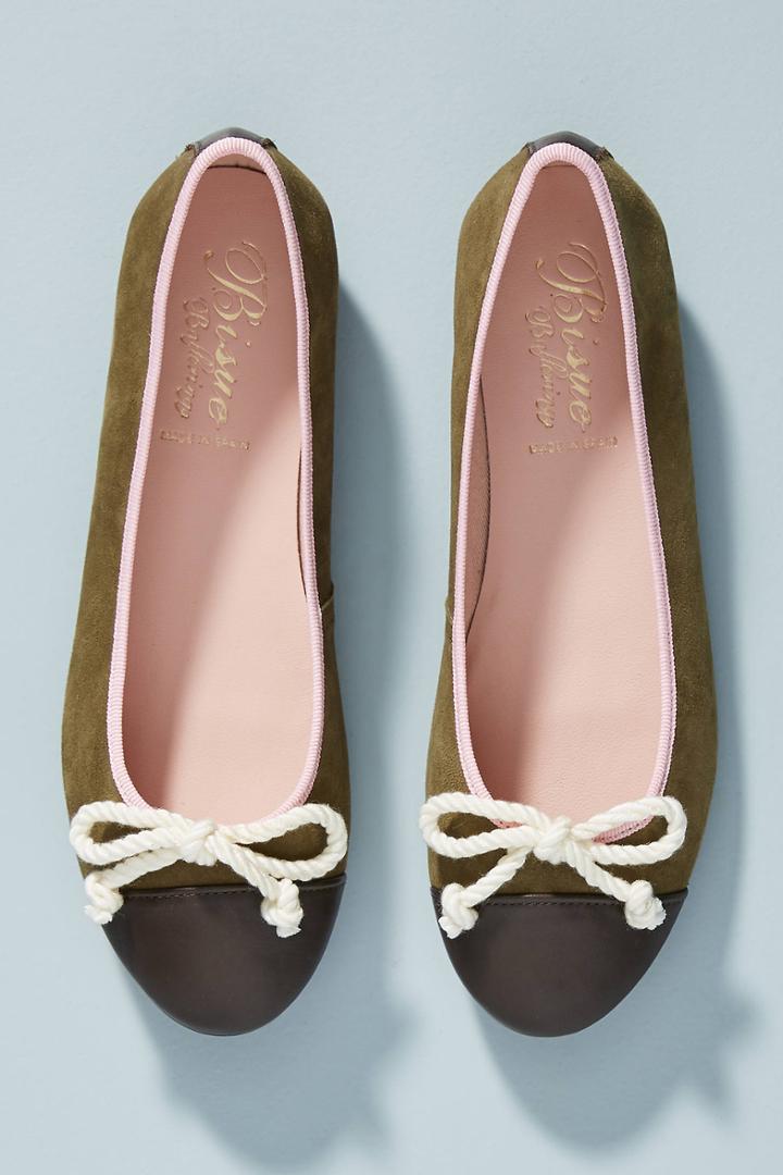 Bisue Ballerinas Colorblocked Ballet Flats