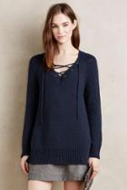Moth Asbury Lace-up Pullover