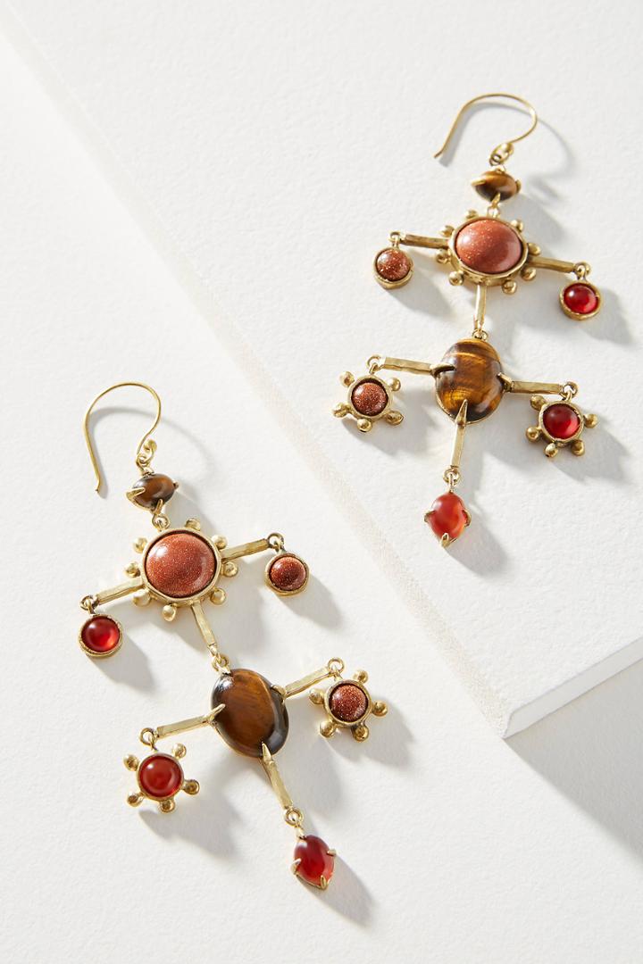 Lena Bernard Royal Double Drop Earrings