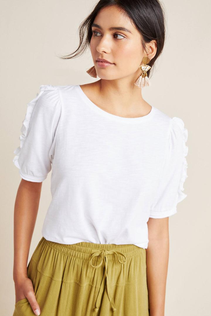 Maeve Clemence Ruffled Top