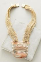 Anthropologie Luma Mesh Necklace