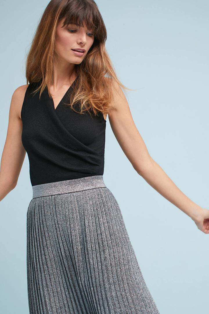 Michael Stars Sleeveless Surplice Top